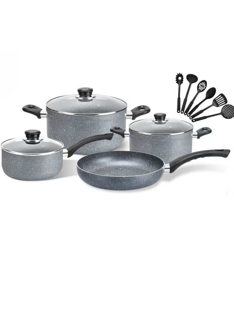 Extra 13-Piece Non-Stick Cookware Set – Durable & Practical Design for All Your Kitchen Needs - Image 1